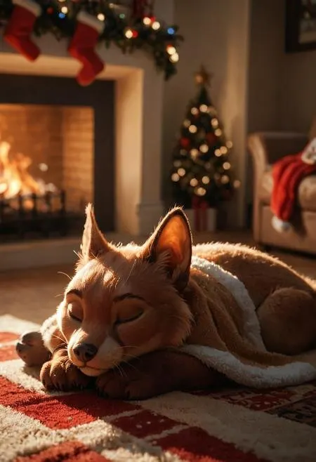 Sample playful AI animal render from free multi-model generation
